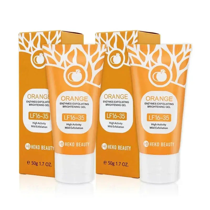 Orange Peeling Gel 50g, Exfoliating, Dead Skin Removal, Deep Cleansing, Long-Lasting, Floats on Pores, Safe for the Whole Body Zambeel