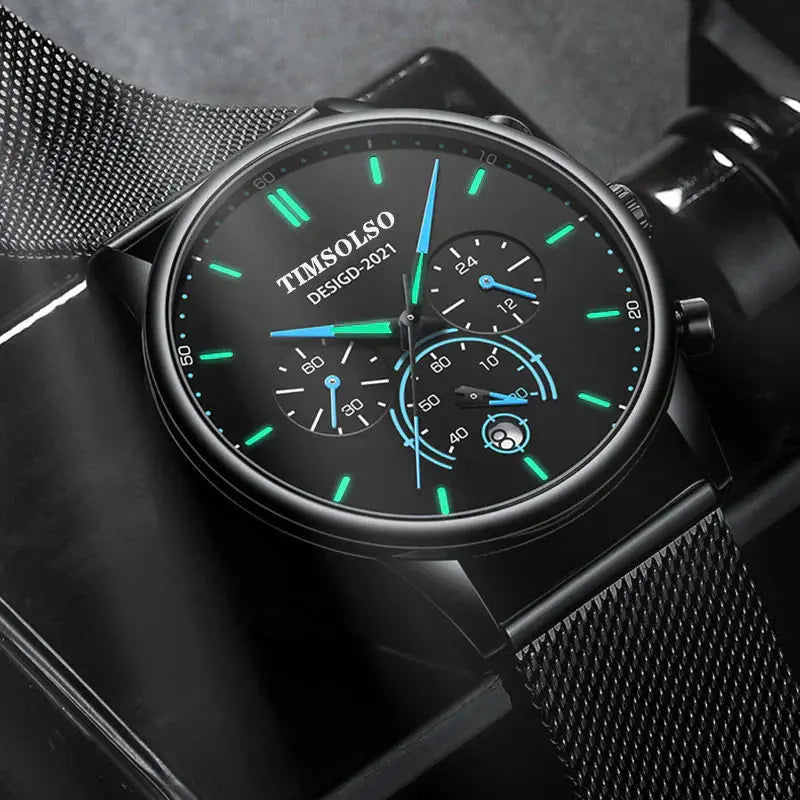 All-matching Simple And High-end Elegant Cool Ultra-thin Calendar Quartz Watch My Store