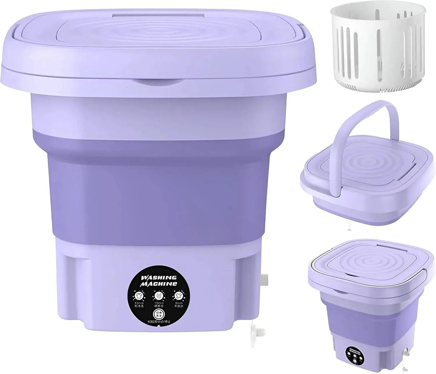 Foldable Mini Washing Machine Arazalabllc