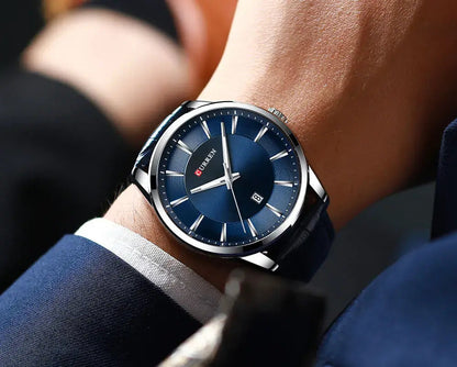 CURREN Original Brand Leather Straps Wrist Watch For Men With Brand (Box & Bag)-8365 US Arabia