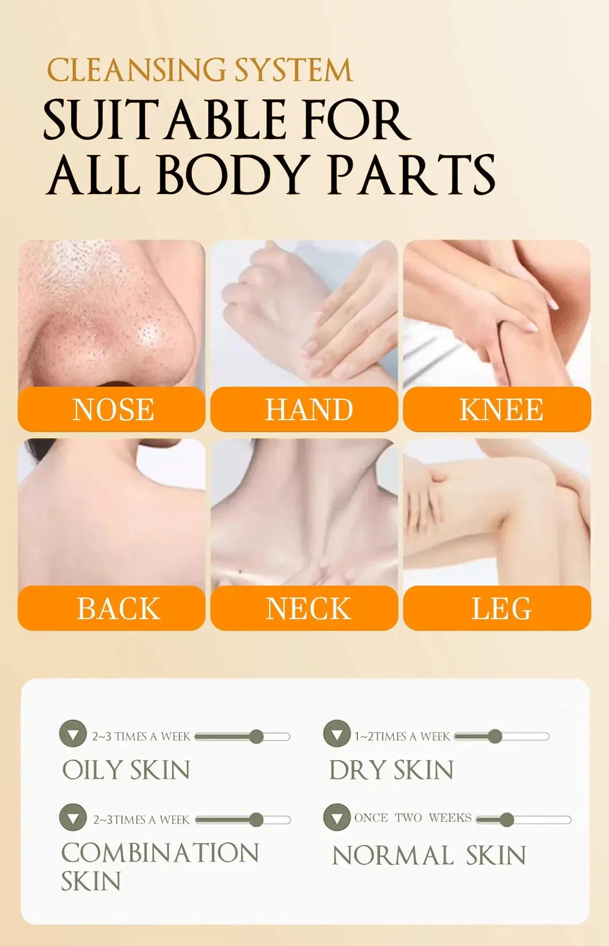 Orange Glow Peeling Gel™ – Vitamin C Exfoliating Scrub for Face & Body | Removes Dead Skin & Cleans Pores ✨ Velozya