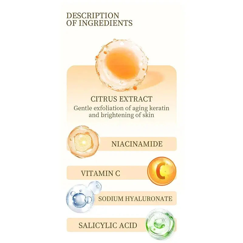 Orange Peeling Gel 50g, Exfoliating, Dead Skin Removal, Deep Cleansing, Long-Lasting, Floats on Pores, Safe for the Whole Body Zambeel