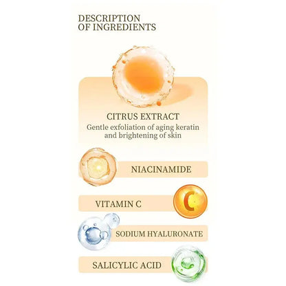 Orange Peeling Gel 50g, Exfoliating, Dead Skin Removal, Deep Cleansing, Long-Lasting, Floats on Pores, Safe for the Whole Body Zambeel