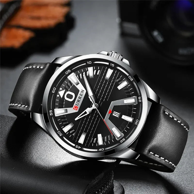 CURREN 8365 Luxury Leather