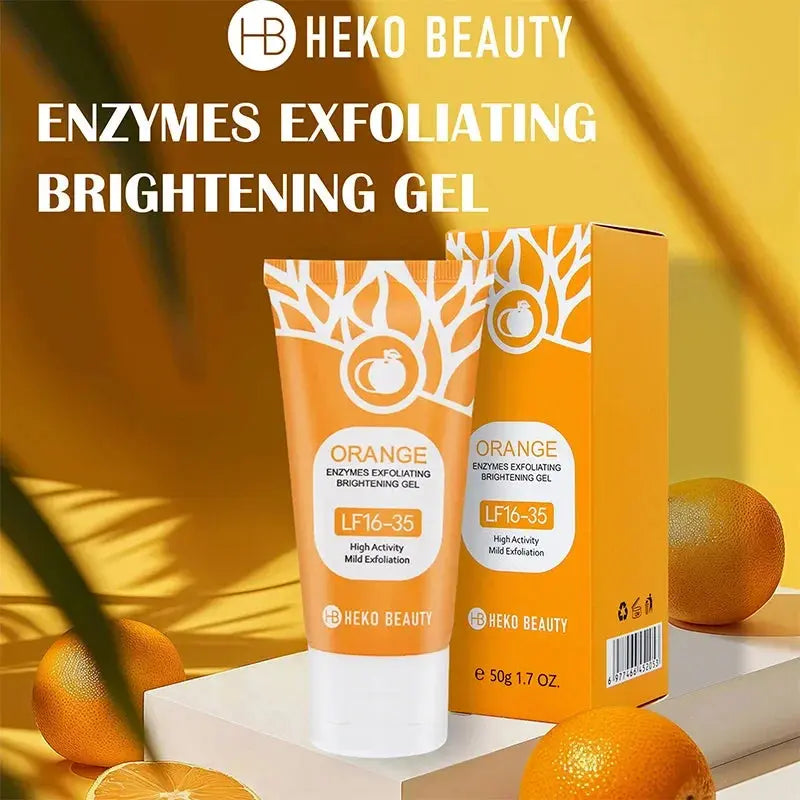 Orange Peeling Gel 50g, Exfoliating, Dead Skin Removal, Deep Cleansing, Long-Lasting, Floats on Pores, Safe for the Whole Body Zambeel