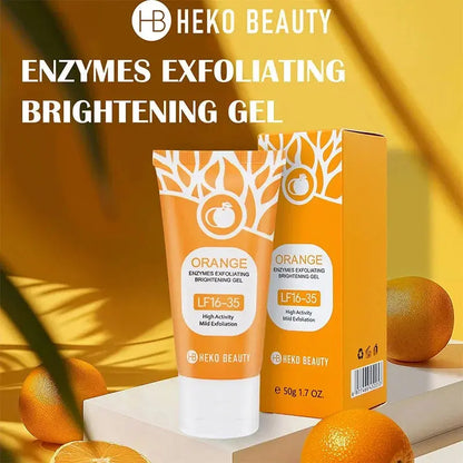 Orange Peeling Gel 50g, Exfoliating, Dead Skin Removal, Deep Cleansing, Long-Lasting, Floats on Pores, Safe for the Whole Body Zambeel