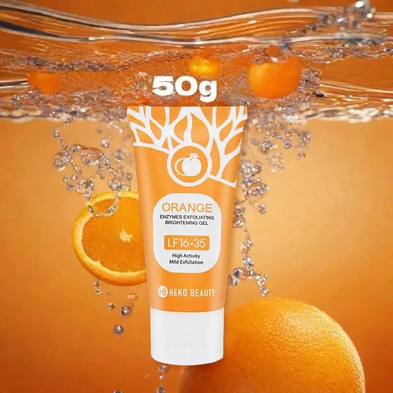 Orange Peeling Gel 50g, Exfoliating, Dead Skin Removal, Deep Cleansing, Long-Lasting, Floats on Pores, Safe for the Whole Body Zambeel