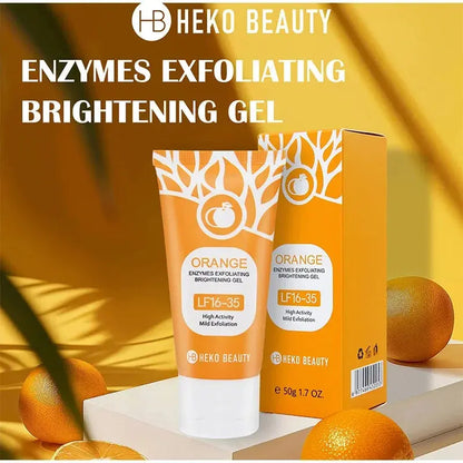 Orange Peeling Gel 50g, Exfoliating, Dead Skin Removal, Deep Cleansing, Long-Lasting, Floats on Pores, Safe for the Whole Body Zambeel