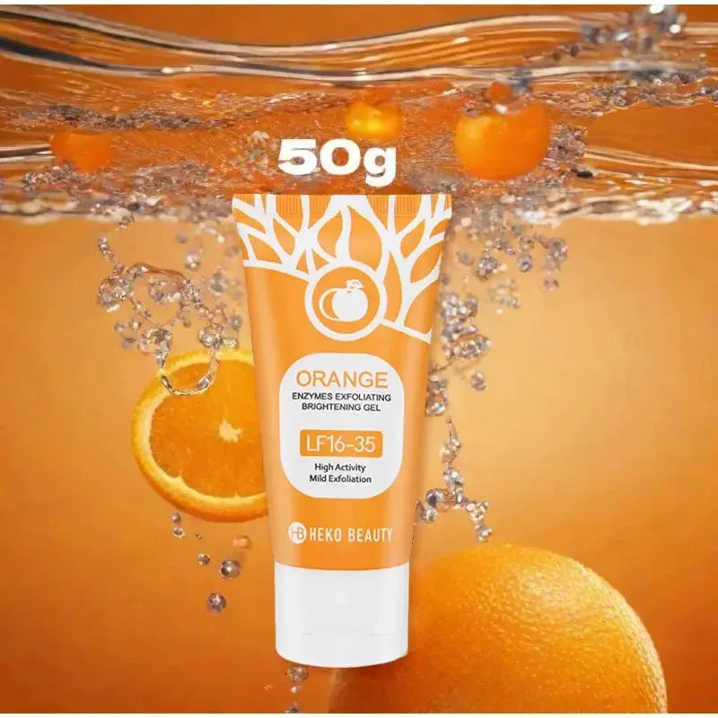 Orange Peeling Gel 50g, Exfoliating, Dead Skin Removal, Deep Cleansing, Long-Lasting, Floats on Pores, Safe for the Whole Body Zambeel
