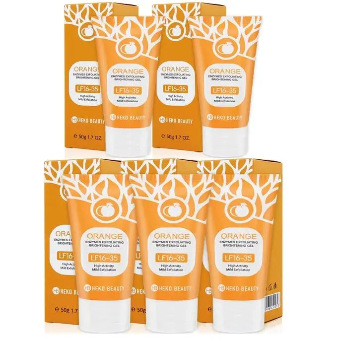 Orange Peeling Gel 50g, Exfoliating, Dead Skin Removal, Deep Cleansing, Long-Lasting, Floats on Pores, Safe for the Whole Body Zambeel