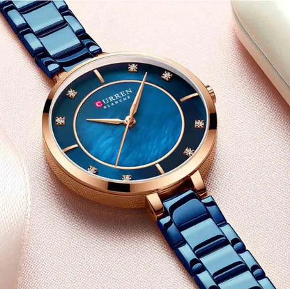 CURREN Original Brand Stainless Steel Band Wrist Watch For Couples Wth Brand (Box & Bag) US Arabia
