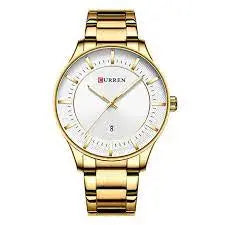 CURREN Original Brand Stainless Steel Band Wrist Watch For Men With Brand (Box & Bag)-8375 US Arabia