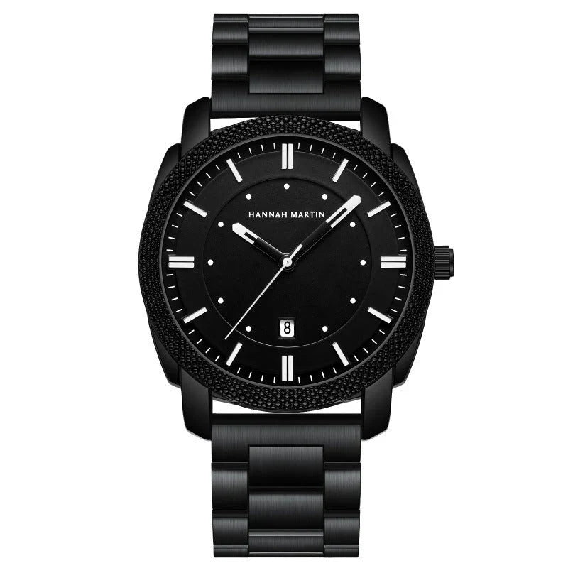 Men's Classic Stainless Steel Watch – Waterproof, Luxury Design