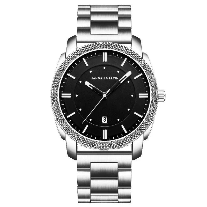 Men's Classic Stainless Steel Watch – Waterproof, Luxury Design